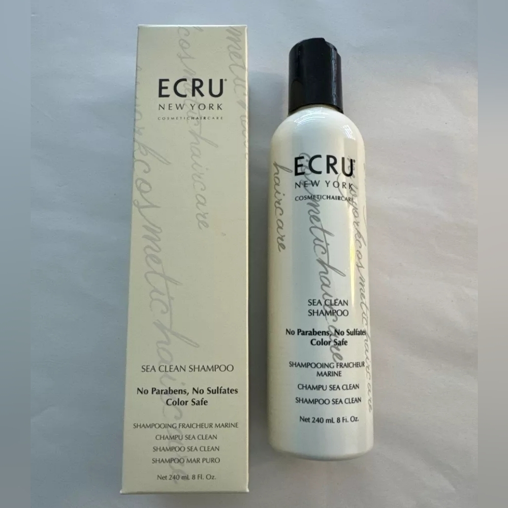 ECRU New York Sea Clean Shampoo Sulfate and Paraben Free Color Safe 8 Oz NIB